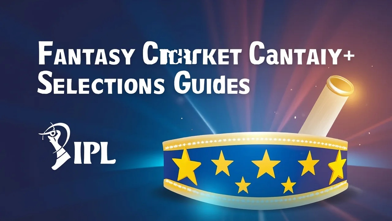 Fantasy cricket captain selection visual